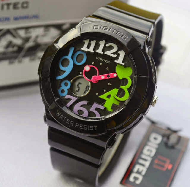 Digitec2BDG30102B4lady2Bblack2Brubber2Bdouble2Btime2Bori2B4.2cm
